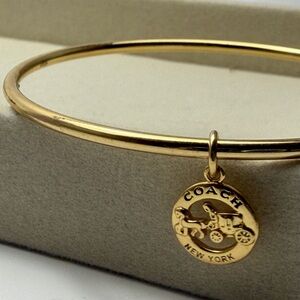 Coach Gold Charm Bracelet